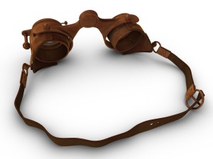 steampunk goggles Modelo 3D