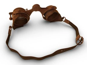 steampunk goggles 3D Model