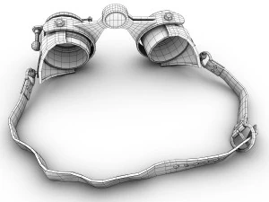steampunk goggles 3D Model