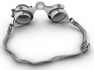 steampunk goggles 3D Model
