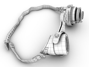steampunk goggles Modelo 3D