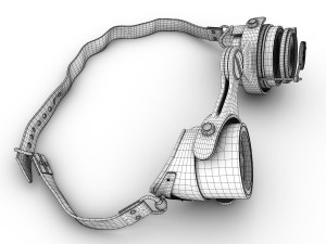 steampunk goggles Modelo 3D