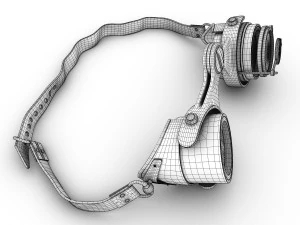 steampunk goggles 3D Model