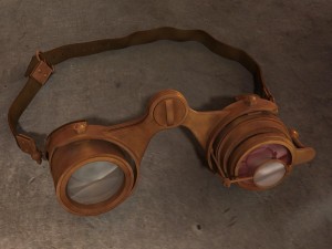 steampunk goggles Modelo 3D