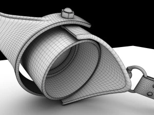 steampunk goggles 3D Model