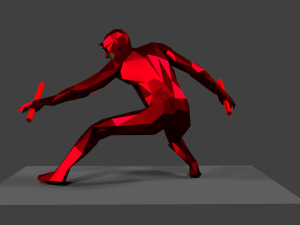daredevil low poly 3D Druckmodell