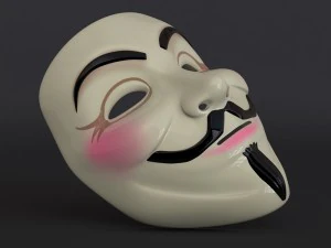 topeng rubah gay Model 3D