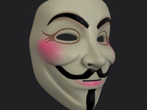 gay fox mask Modèle 3D