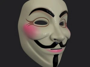 gay fox mask 3D Model