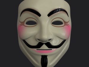gay fox mask Modèle 3D
