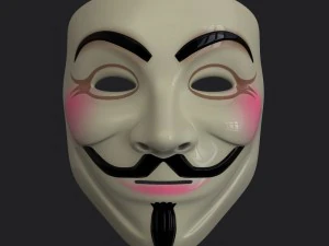 gay fox mask 3D Model