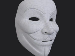 gay fox mask 3D Model