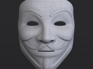 gay fox mask Modèle 3D