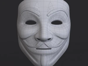 gay fox mask 3D Model
