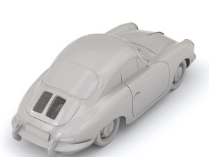porsche 356c Modèle 3D