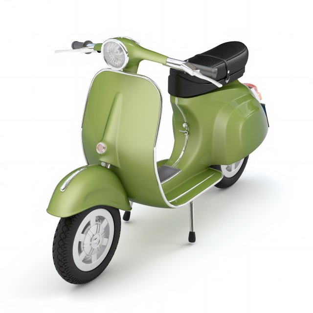 vespa Modèle 3D .c4d .max .obj .3ds .fbx .stl .blend 