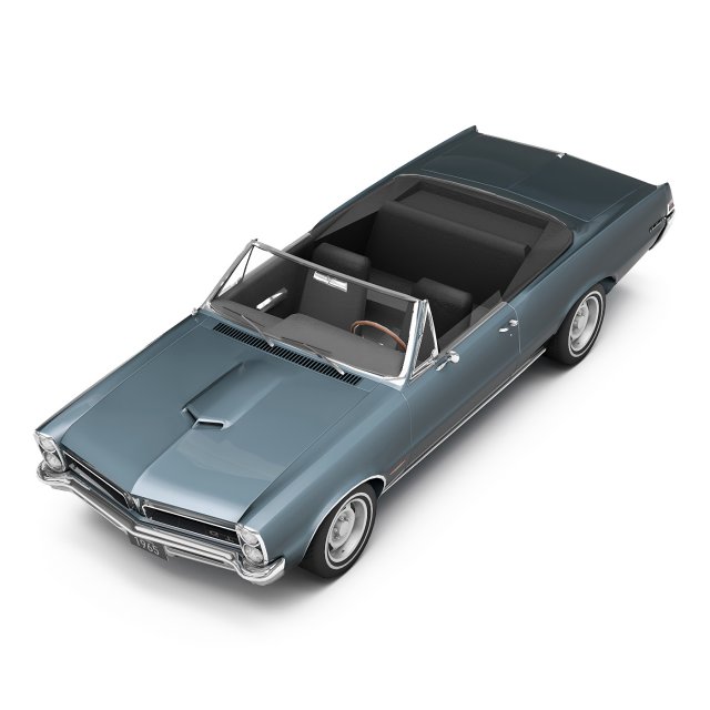 pontiac gto convertible 3D Model .c4d .max .obj .3ds .fbx .stl .blend 