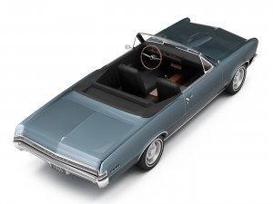 pontiac gto convertible 3D Model