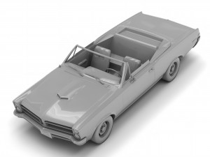 pontiac gto convertible 3D Model