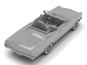 pontiac gto convertible 3D Model