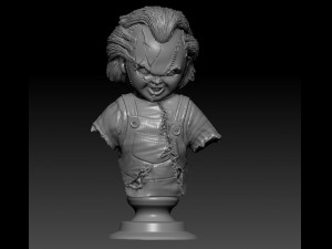 chucky 3Dプリントモデル