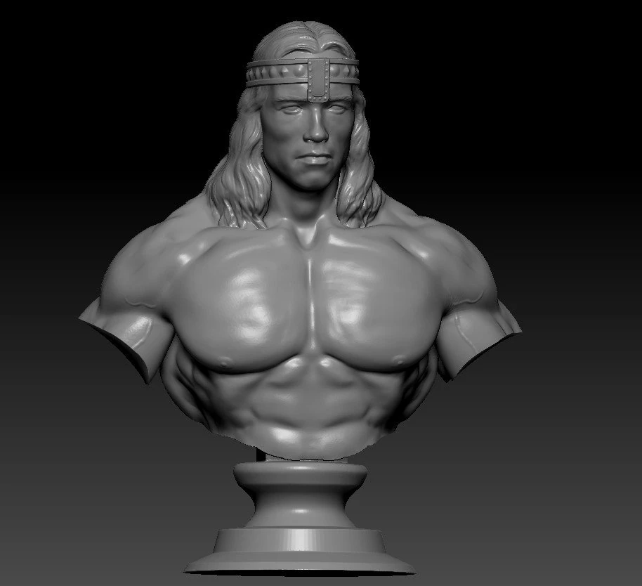 conan 3D Print Model .c4d .max .obj .3ds .fbx .stl .blend