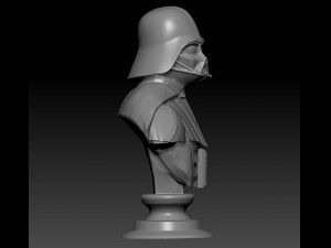 darthvader bust Model Cetak 3D