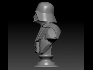 darthvader bust Model Cetak 3D