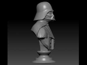 darthvader bust Model Cetak 3D