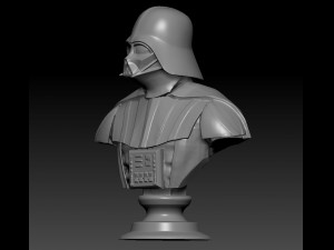 darthvader bust Model Cetak 3D