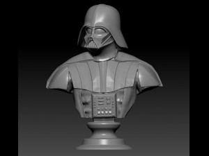 darthvader bust Model Cetak 3D