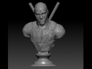 deadpool bust 3Dプリントモデル