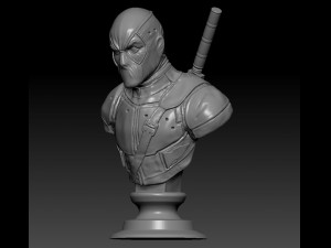 deadpool bust Model do druku 3D