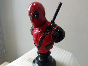 deadpool bust 3D Print Model