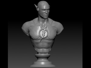 flash bust 3Dプリントモデル