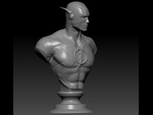 flash bust 3D Принт Модель