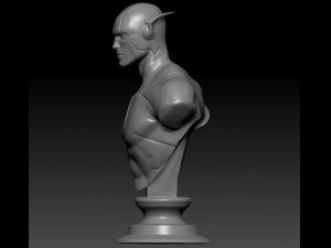 flash bust 3D Принт Модель
