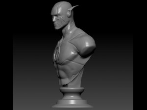 flash bust 3D Принт Модель