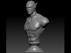 flash bust 3D Принт Модель