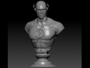 flash bust 3D Принт Модель