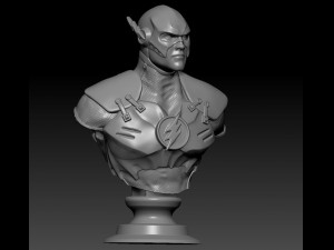 flash bust 3D Принт Модель