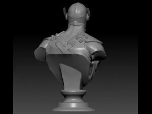 flash bust 3D Принт Модель