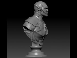 flash bust 3D Принт Модель