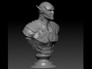 flash bust 3D Принт Модель