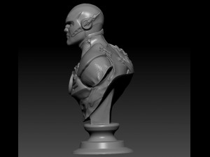 flash bust 3D Принт Модель