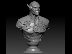 flash bust 3D Принт Модель