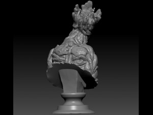 groot bust Modèles 3D en vedette