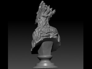 groot bust Modèles 3D en vedette