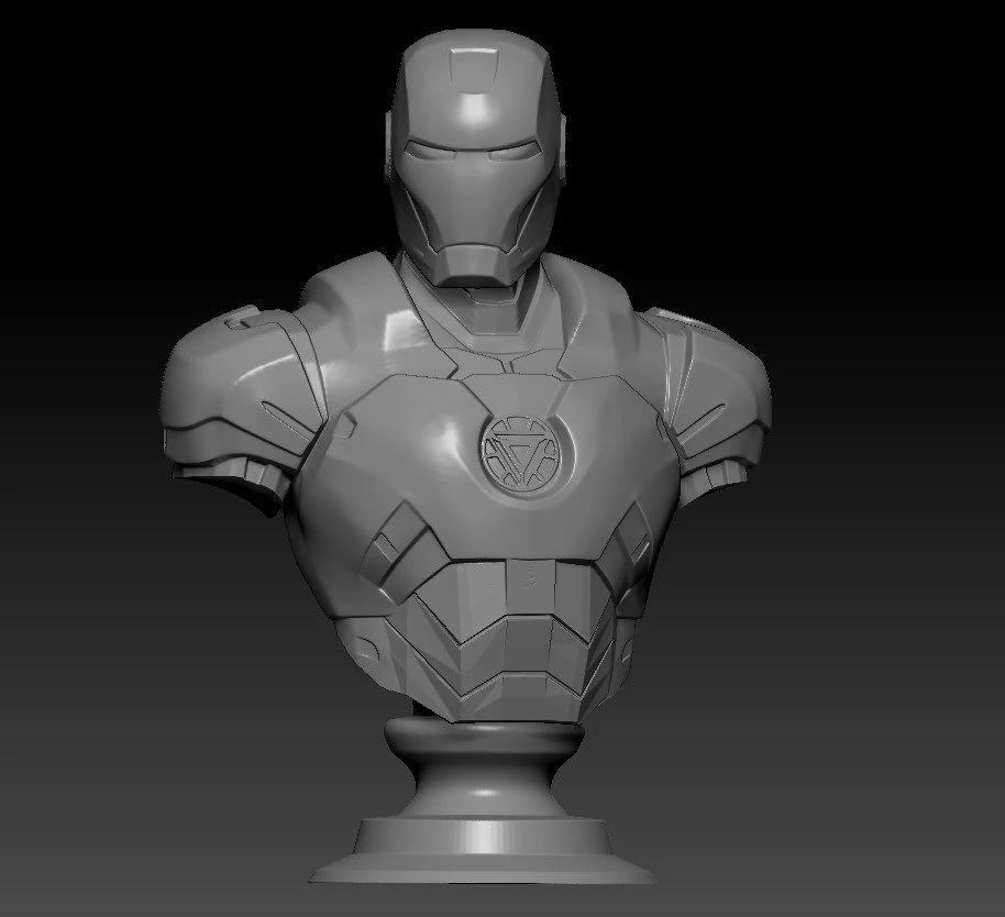 ironman 3D Print Model .c4d .max .obj .3ds .fbx .stl .blend 