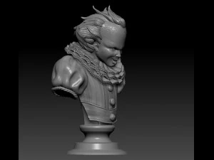 pennywise bust 3D Print Model